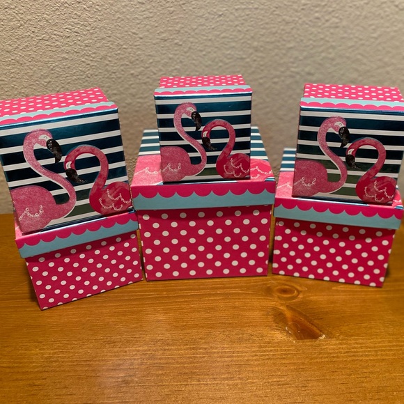 Flamingo Decorative Storage Nesting Boxes Set Of 6, Flamingo Storage Boxes - Picture 5 of 11